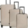 Enrico Benetti Louisville 39040 Driedelige Kofferset Hardcase ABS - Champagne